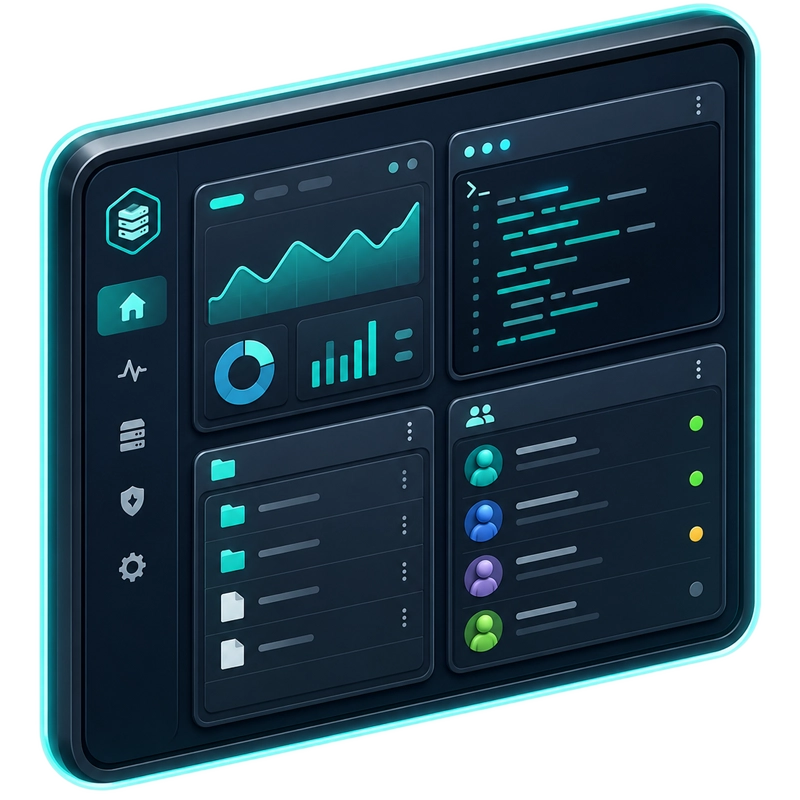 Game Panel Dashboard