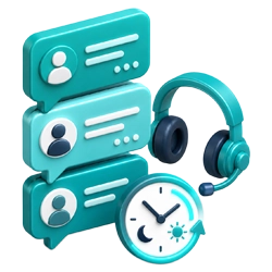 24/7 Support per Ticket und Live-Chat