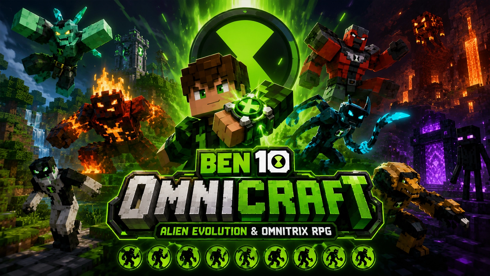 Ben 10 | Omnicraft - Alien Evolution & Omnitrix RPG